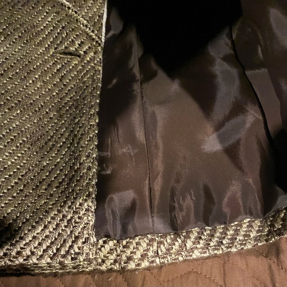 Worthington Size 12 women’s blazer, brown/tan fully lined - Picture 5 of 6